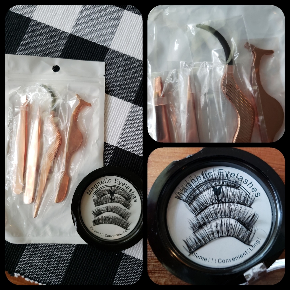 Magnetic Eyelashes and 4 PC Eyelash Tools